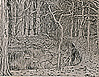 Toorop, Forest with Pond and Swans