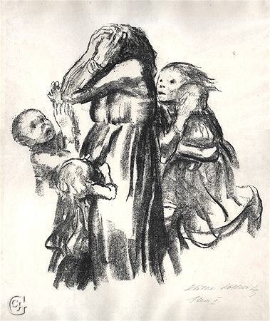 Kollwitz, Gefallen - 2nd version