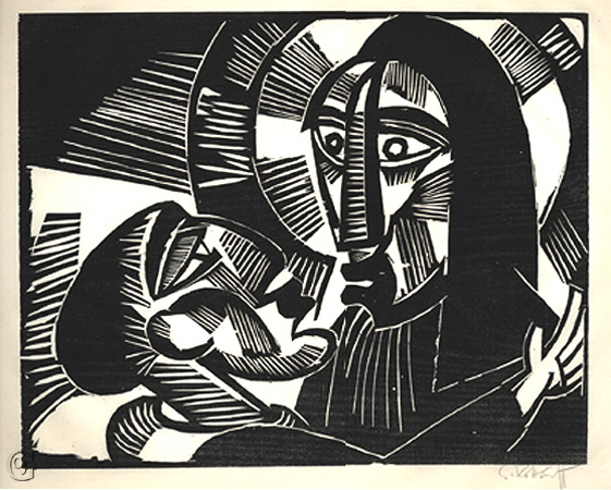 Schmidt-Rottluff, Christus und Judas