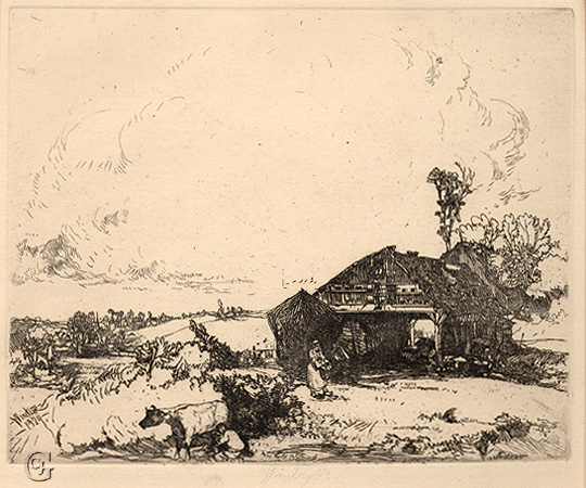 Winkler: Farmyard, Normandy