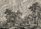 Cock: Landscape with a Castle