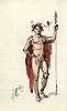 Cruikshank , Standing Male