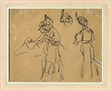 Lepère, Studies of Ladies Shopping