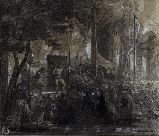 Couturier, Carnival Scene at Night Couturier, Carnival Scene at Night