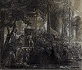 Couturier, Carnival Scene at Night