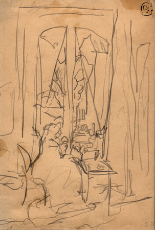 Vuillard, Mme. Vuillard, Sewing at Her Window Vuillard, Mme. Vuillard, Sewing at Her Window