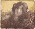 Aman-Jean, Jeune Fille &agrave; La Chevelure