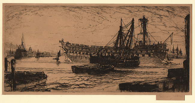 Haden, The Breaking Up of the Agamemnon