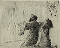 Forain. L'Imploration devant la Grotte, Lourdes