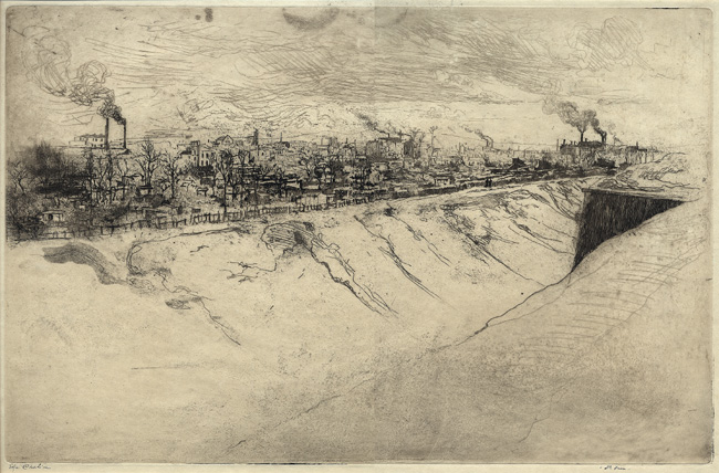 PARIS: Chahine, Saint-Ouen, Vue des Fortifications de Paris
