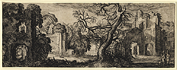 van de Velde II , Interior of the Ruins