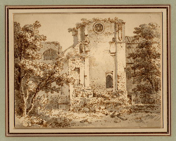Williams, A Part of Melrose Abbey