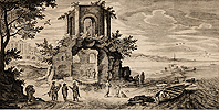 Sadeler, Facade of a Temple 