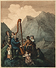 Rowlandson , The Welsh Bard Rowlandson , The Welsh Bard