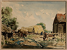 McBey, Farm Scene at Hatford