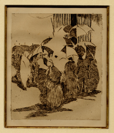 Manet, Queue Devant la Boucherie (Siège de Paris)