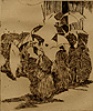 Manet, Queue Devant la Boucherie (Siège de Paris)