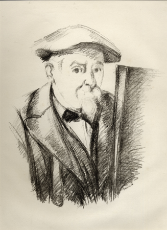 Cezanne, Self Portrait at the Easel