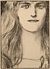 Khnopff, Une Tête de Face   