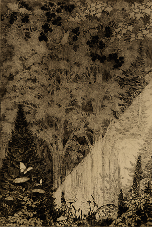 Staeger, Forest Scene Staeger, Forest Scene