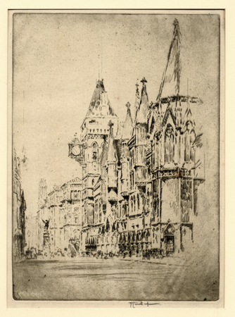 Pennell, Law Courts, London Pennell, Law Courts, London