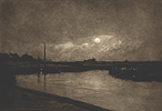 Moonrise on the Bure   