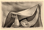 Charlot: Woman Lifting Rebozo Charlot: Woman Lifting Rebozo