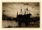 Farrer: Sunset, Gowanus Bay Farrer: Sunset, Gowanus Bay