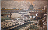 Rivière, Quai d’Austerlitz et Notre-Dame Rivière, Quai d’Austerlitz et Notre-Dame