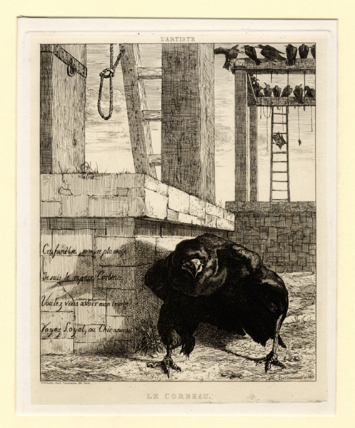Bracquemond, Le Corbeau