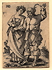 Beham, Peasant Couple Walking 