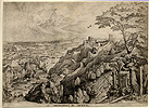 after Brueghel, Saint Jerome 