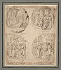 Dutch or Flemish School, Four Biblical Episodes