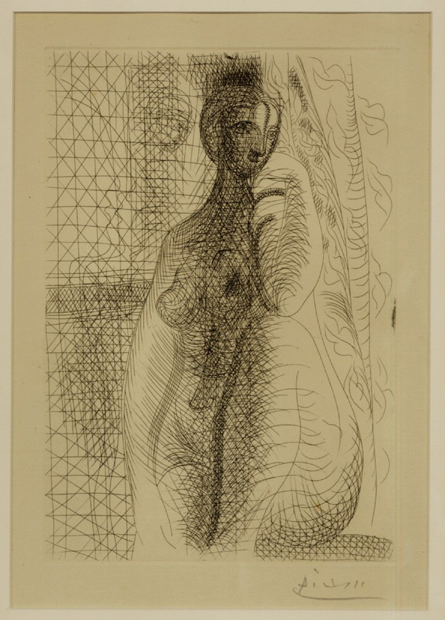 Picasso, Femme Nue à la Jambe 