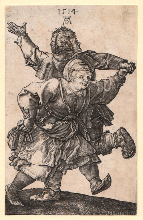Dürer, Peasant Couple Dancing Dürer, Peasant Couple Dancing