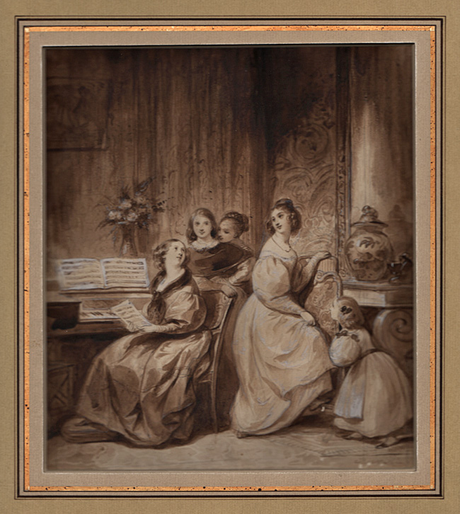 Devéria, Music in the Salon Devéria, Music in the Salon