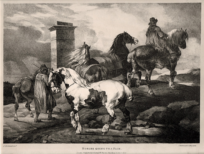 Gericault, Horses Going to a Fair