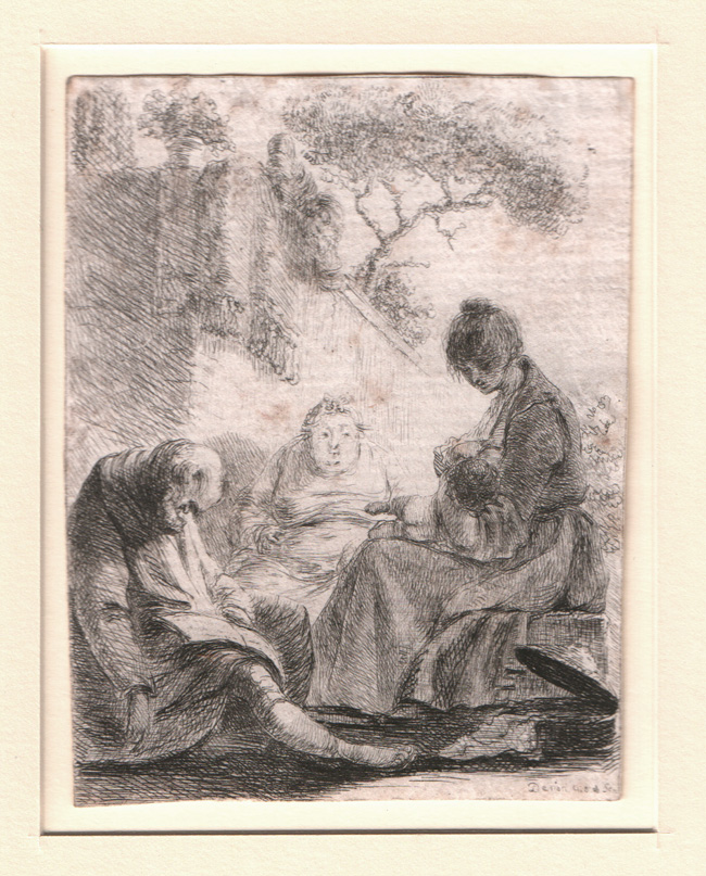 Denon,Family Seated Near a Wall Denon,Family Seated Near a Wall