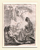 Denon,Family Seated Near a Wall