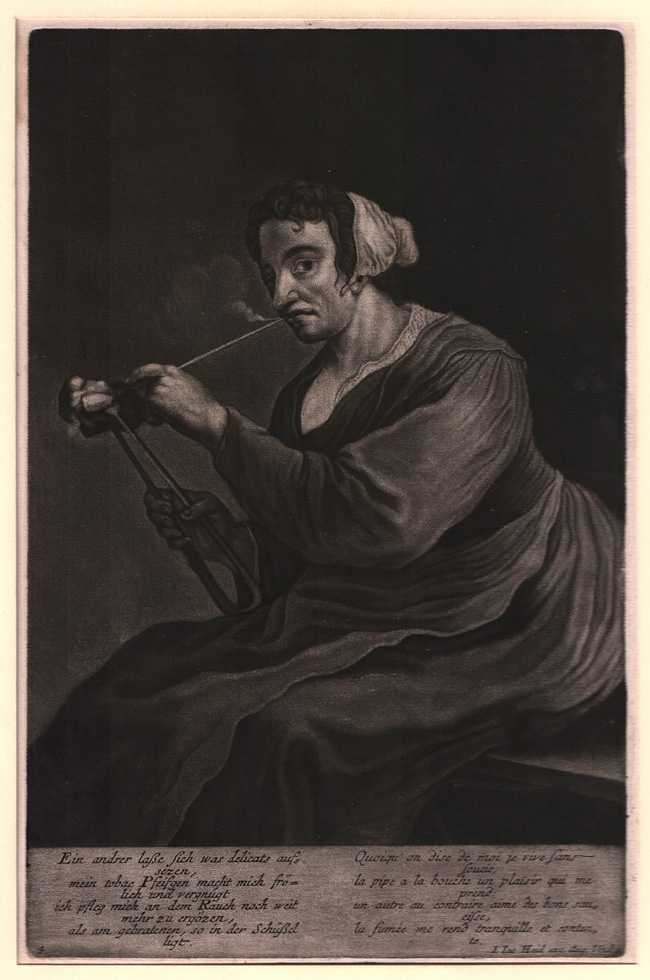 Haid, Woman Lighting Her Pipe Haid, Woman Lighting Her Pipe